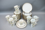 Kaffeservis, 29 delar, porslin, "Svenska Landskapsblommor Prästkrage Skåne", Bavaria.