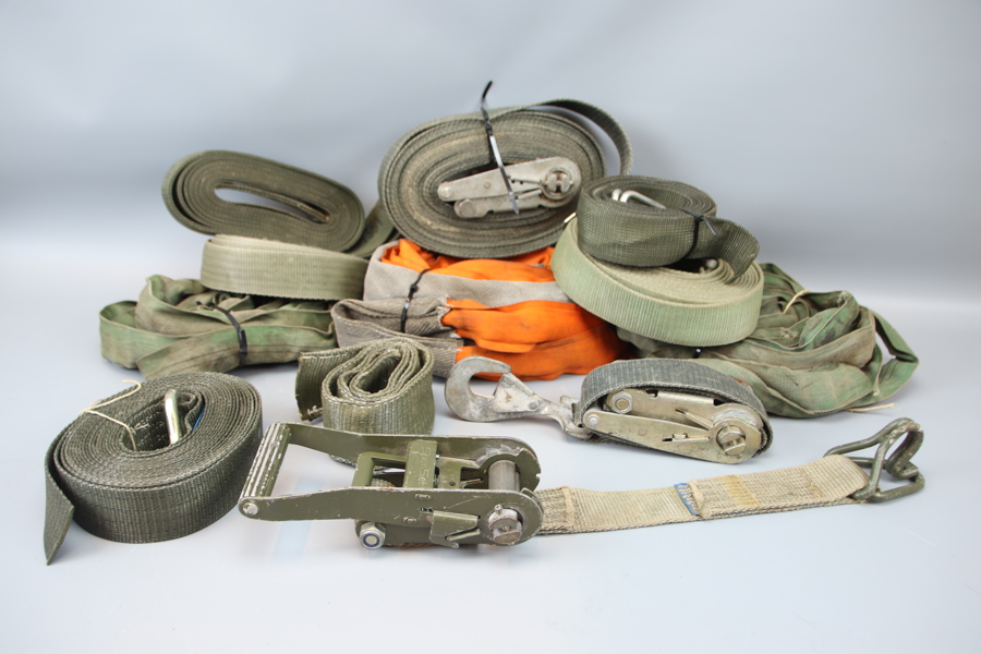 Spännband m.m, 12 delar.