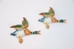 Väggdekorationer, änder, 2 st, porslin, Beswick.