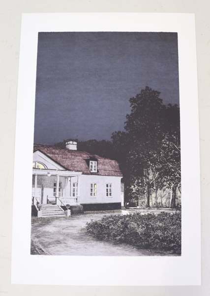 Bo Hulthén, litografi nr 44/250, signerad, daterad 97.