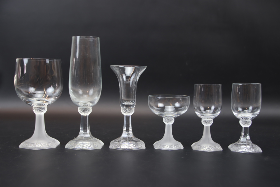Glasservis, 52 delar, Classic Rose Collection, Rosenthal.