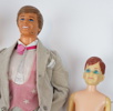 Barbiedockor, Midge Ken och Ricky, samt kläder, Mattel, 1960-tal.