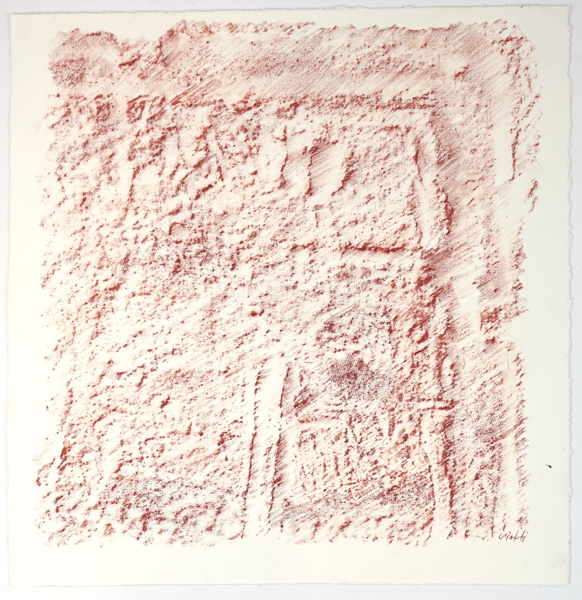 Ulla Viotti, pastell på papper, signerad.