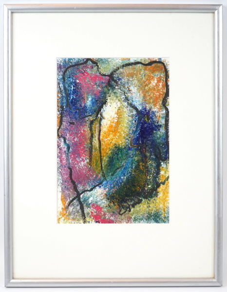 Stina Bäckman, blandteknik, signerad.