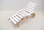 Solsäng, justerbar, trä.
