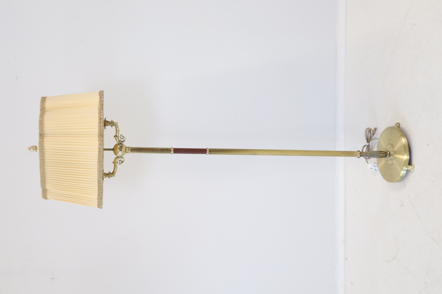 Golvlampa, metall/textil.