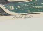 Bertil Gadö, träsnitt nr 8/20, signerad.