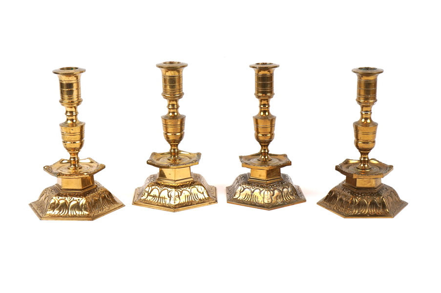 Ljusstakar, 4 st, malm, Ystad-Metall.