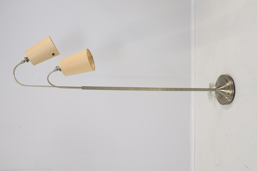 Golvlampa, justerbar, metall/textil, Rydéns.