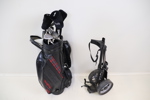 Golfset, MacGregor, samt rullvagn.