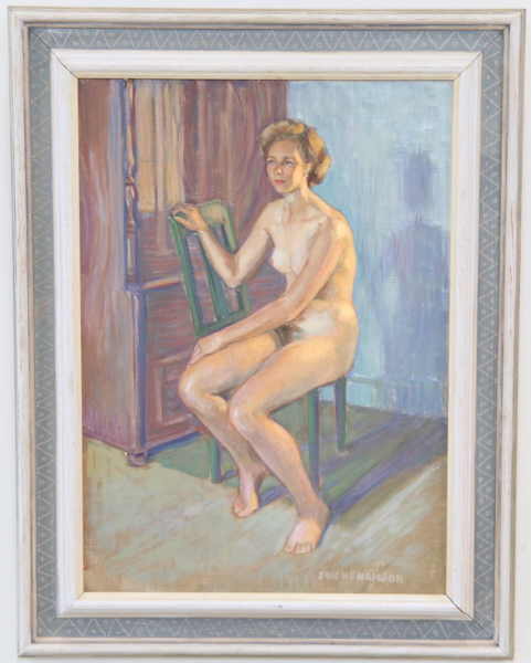 Eric Henricsson, olja på duk, signerad.