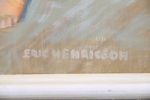 Eric Henricsson, olja på duk, signerad.