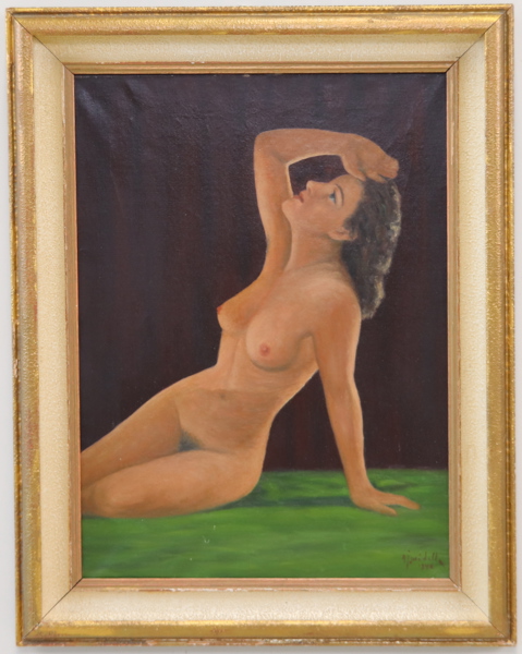 Axel Johan Widell, olja på duk, signerad, 1946.