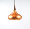 Jo Hammerborg, taklampa, teak/koppar, ''Orient P1'', Fritz Hansen.