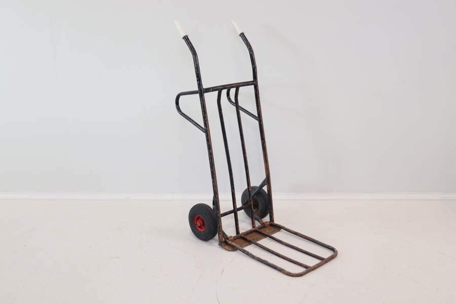 Transportkärra, hopfällbar, metall.