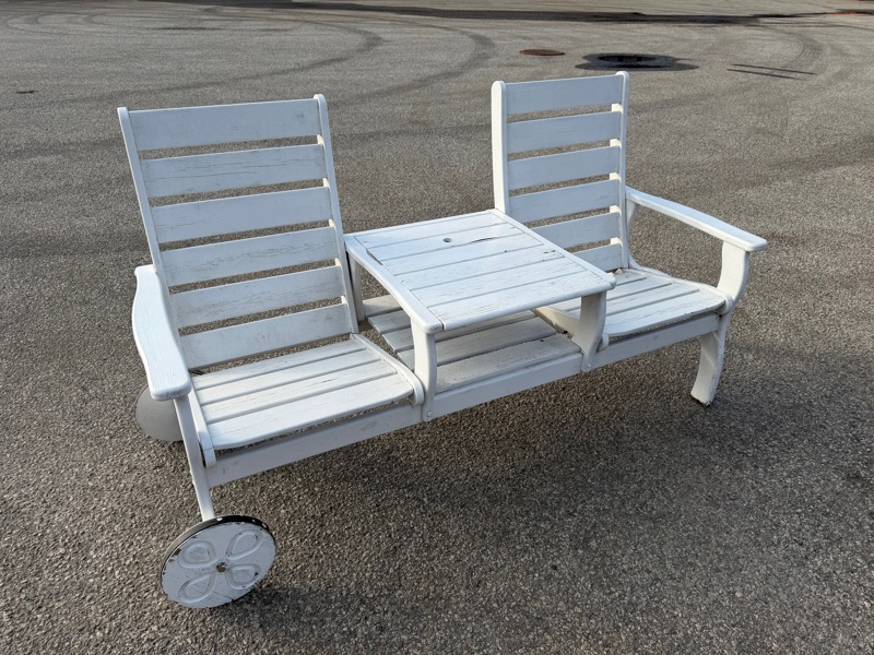 Trädgårdsmöbel, trä.