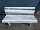 Parkbänk, plast.