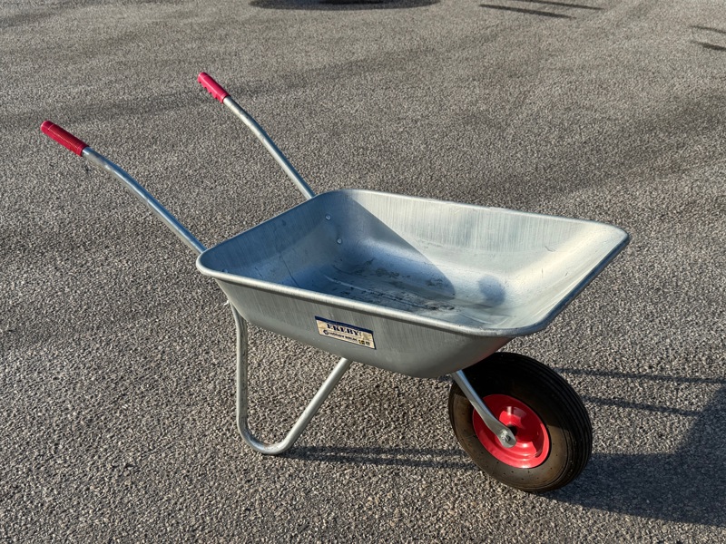 Skottkärra, metall, Ekeby, Hörby Bruk.