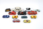 Leksaksbilar, ett parti, bl.a Corgi och Hot Wheels.