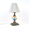 Bordslampa, porslin/metall, Italien.