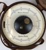 Barometer, metall/läder, ''Precision Barometer'', System Paulin.