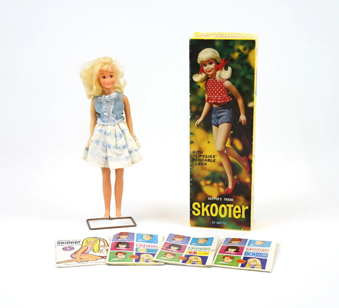 Barbiedocka, ''Skooter'', Mattel, 1963.