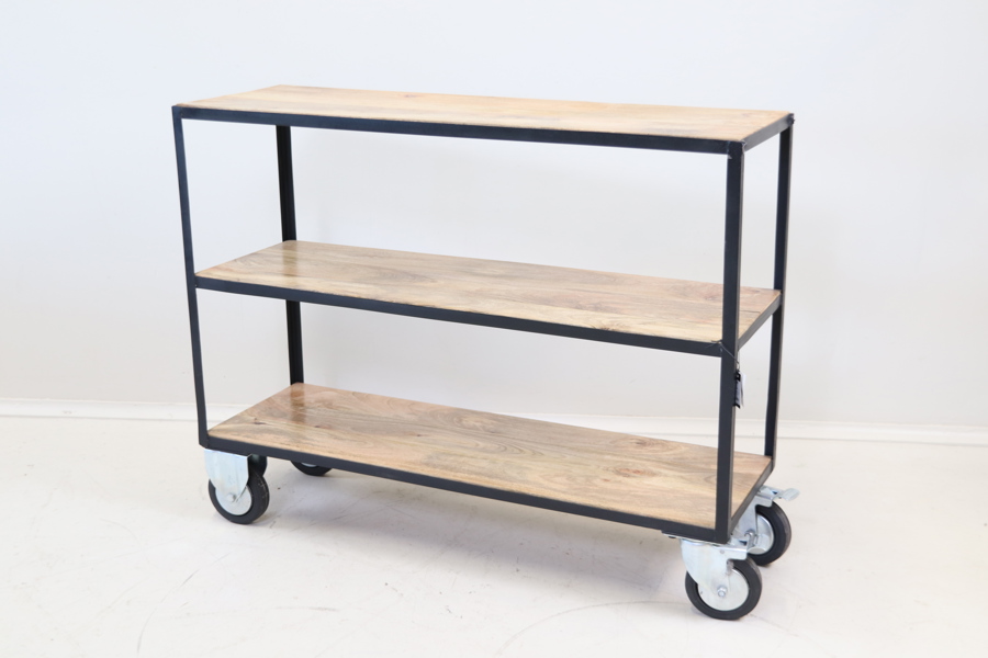 Sidobord på hjul, trä/metall, House Doctor.