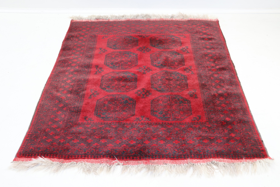 Matta, Afghan, handknuten, ull, IKEA.