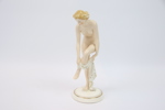 Elly Strobach, figurin, porslin, Royal Dux, art deco.