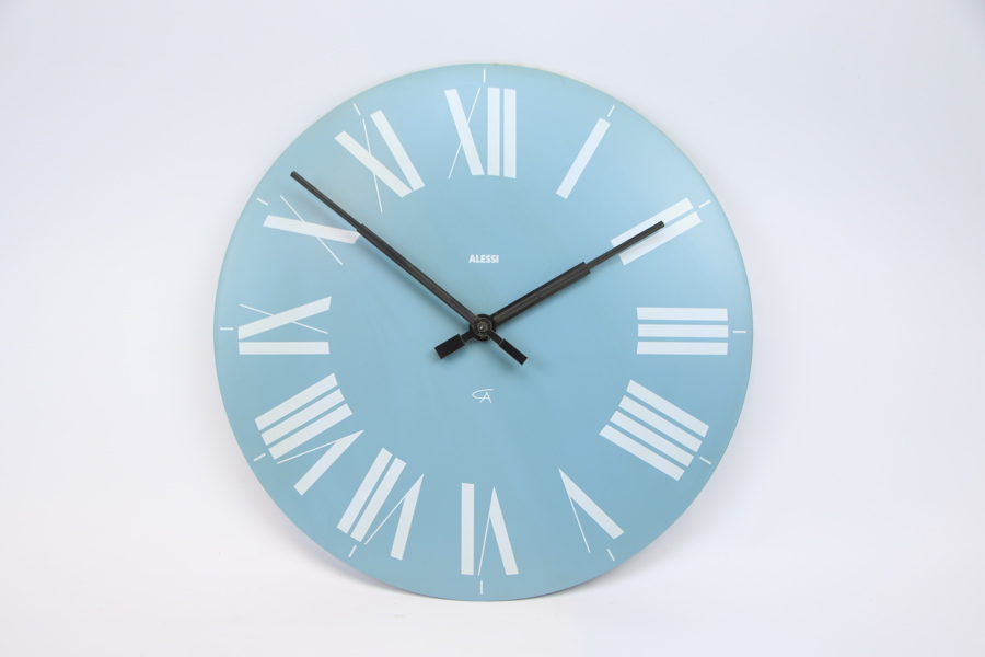 Achille Castiglioni, väggur, plast, "Firence", Alessi.