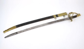 Sabel, metall, 1800-tal.