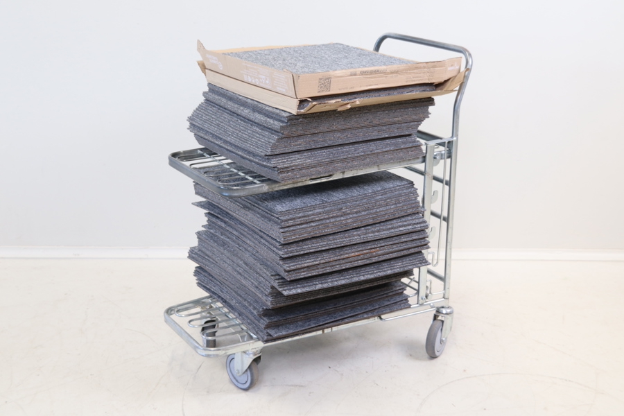 Golvplattor, ca 135 st, textil, Interface.