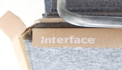 Golvplattor, ca 135 st, textil, Interface.