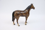 Skulptur, häst, trä, signerad TE.