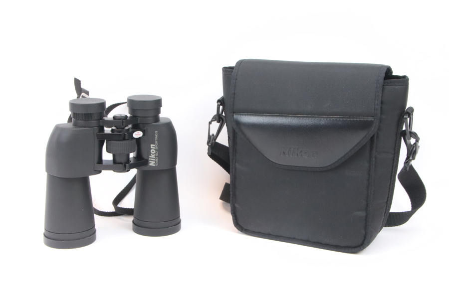 Kikare, 10x50, gummerad, Nikon 60° SPORTING II.