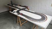 Bilbana samt modellbilar, Scalextric. 