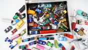 Leksaksfordon, ett parti, bl.a Matchbox.