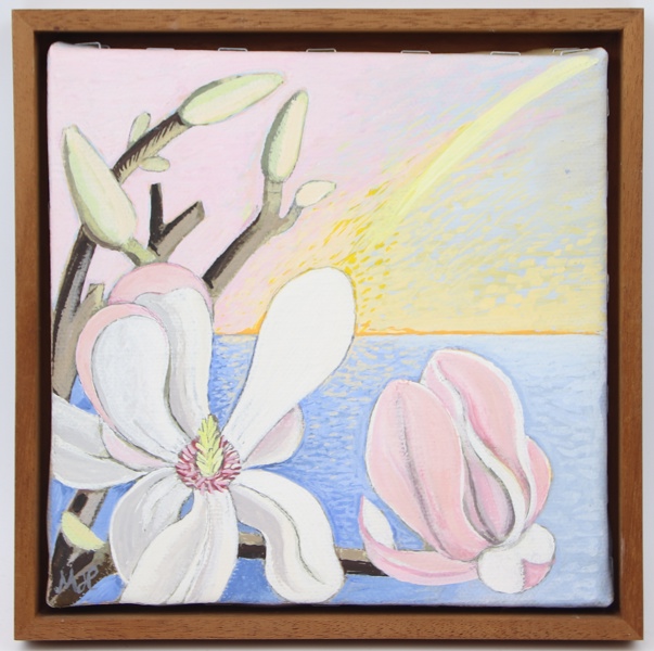 Maria Hillfon, olja på duk, monogramsignerad, 1993.