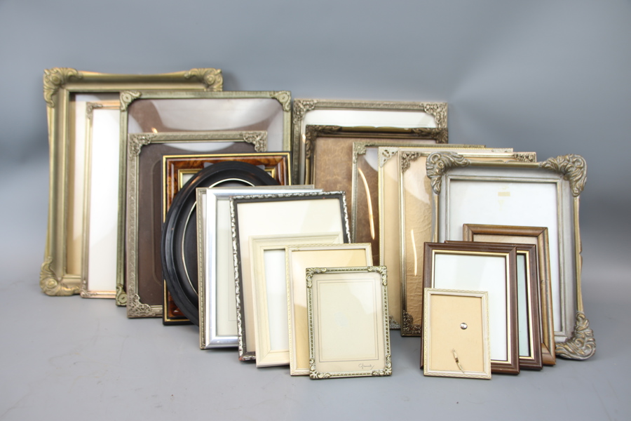 Fotoramar, ett parti.