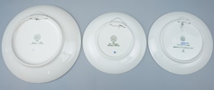 Samlartallrikar, 30 st, porslin, Bing & Gröndahl och Royal Copenhagen.