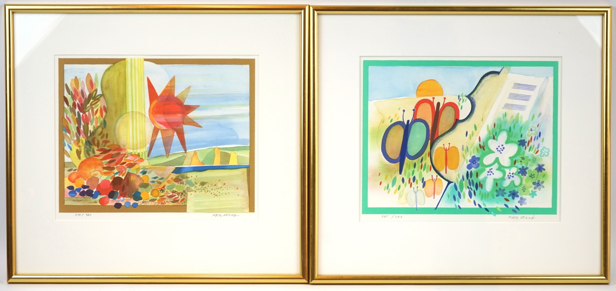 Kjell Lönnå, litografier 2st, signerade.