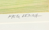 Kjell Lönnå, litografier 2st, signerade.