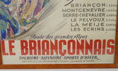 Affisch, ''Le Briançonnais'', Frankrike.