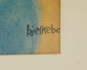 Gösta Bjelkebo, pastell, signerad.