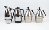 Termoskannor, 4 st, bl.a Sigvard Bernadotte.