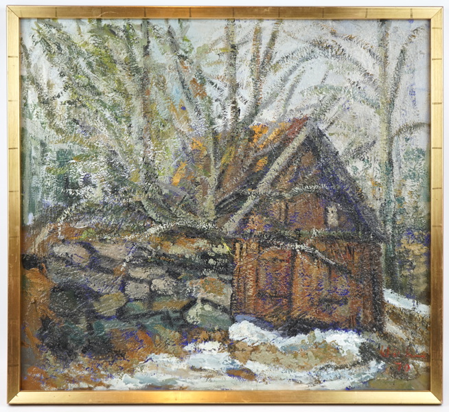 Kai Christensen, olja på duk, signerad, 1970.