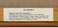 Kai Christensen, olja på duk, signerad, 1970.