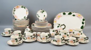 Servisdelar, 58 st, flintgods, ''Wild-Rose'', Villeroy & Boch, Tyskland.