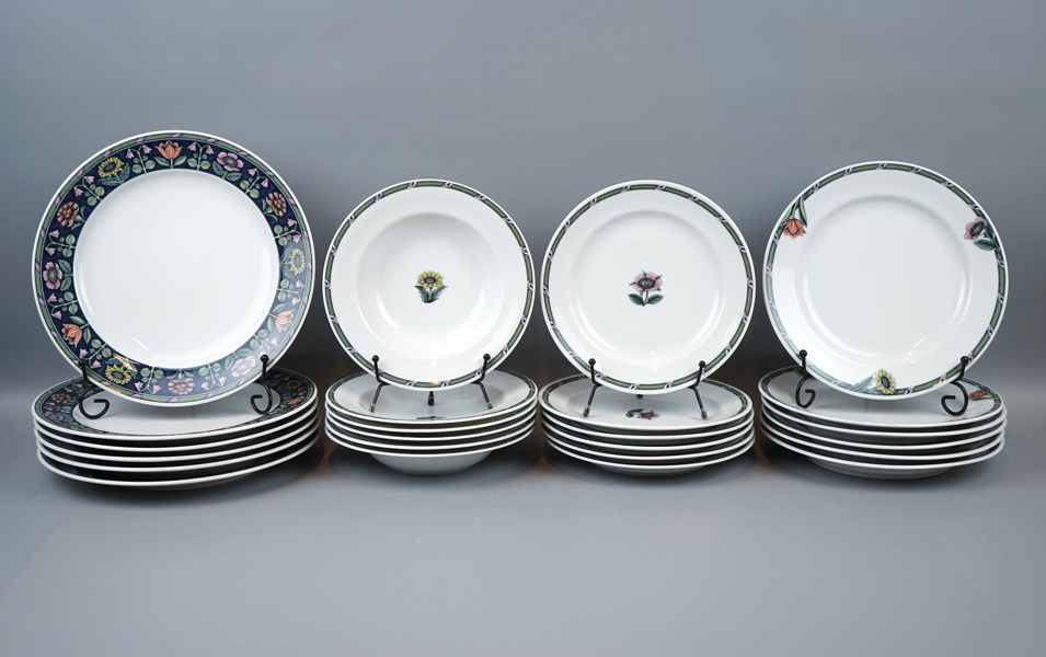 Matservis, 24 delar, porslin, ''Linnea'', Rörstrand.