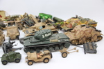 Modellfordon m.m, militärt, ett parti,.